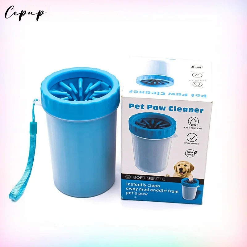 Dog paw cleaner foot rotate deep wash cup housebreak Cat paw cleaning cup cleaning dirty mud automatic pet foot paw washing cup