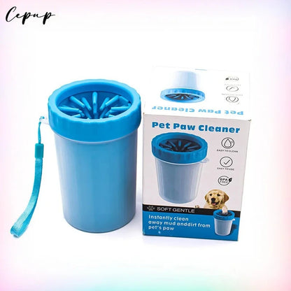 Dog paw cleaner foot rotate deep wash cup housebreak Cat paw cleaning cup cleaning dirty mud automatic pet foot paw washing cup