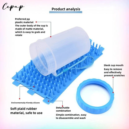 Dog paw cleaner foot rotate deep wash cup housebreak Cat paw cleaning cup cleaning dirty mud automatic pet foot paw washing cup